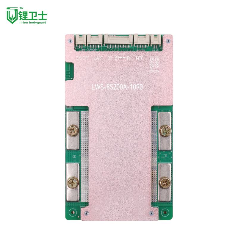 Smart 5S 6S 7S 8S 50A 100A 200A Li-Ion Lifepo4 BMS with BT/UART/RS485 for Electric Motorcycles/Electric Tricycles